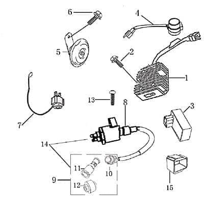 Jonway Insignio 250 DD Zündspule Zündung 250ccm 4Takt 702278 Motorroller.de Zündkabel Zündmodul Kerzenstecker Zünd-Kabel Zünd-Spule Kerzen-Stecker