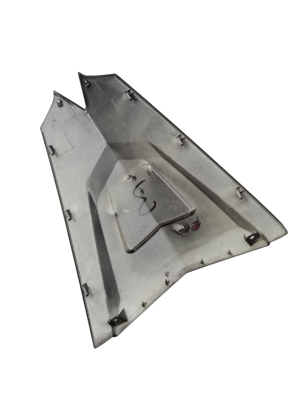 Kreidler Florett 2.0 City 50 Abdeckung Frontverkleidung grau metallic 740969 Frontmaske Cover Dekorblende vorne probe