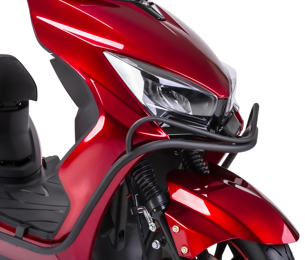 Motorroller GMX 460 Sport C-RZ rot 45 km/h Euro 5 Scooter Mokick Roller