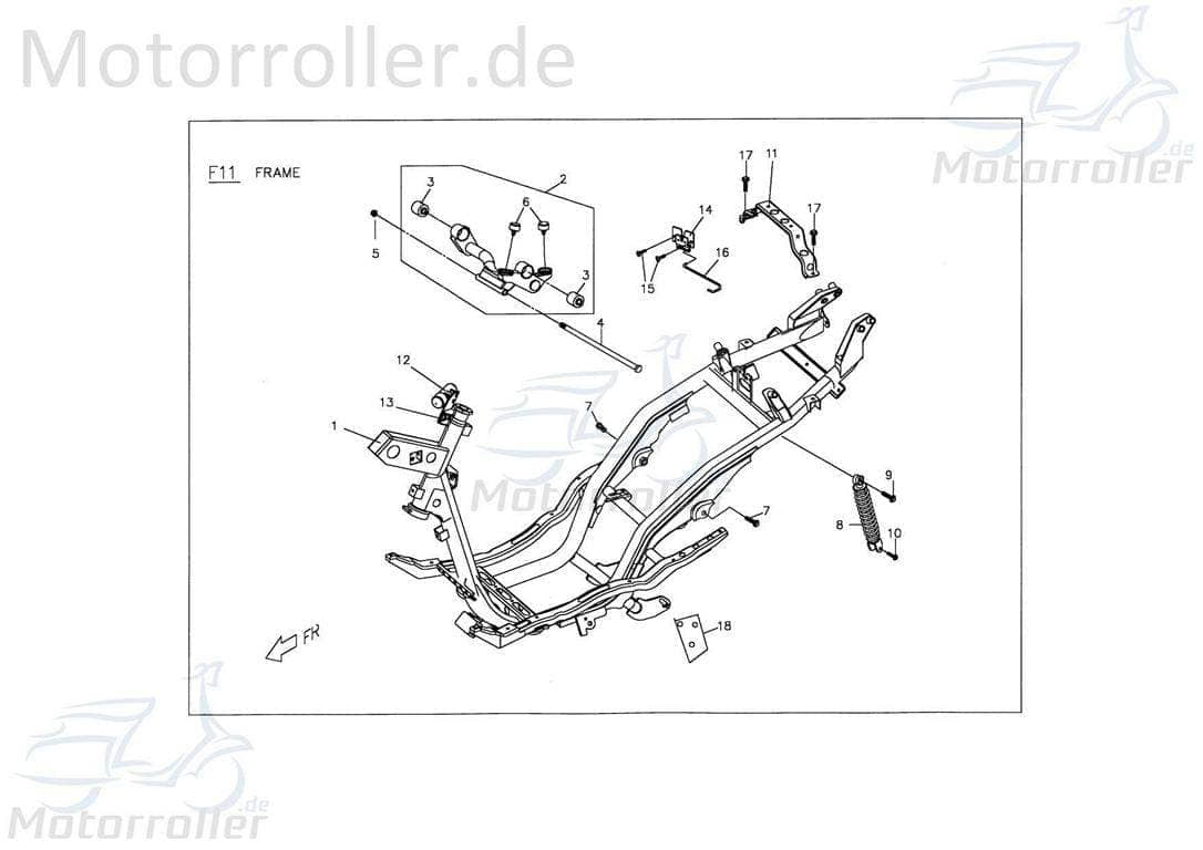 Blechschraube 4.2x16mm verzinkt Baotian GB-T845-ST4.2x16 Motorroller.de Kreuzschlitzschraube Kreuzschraube Blech-Schraube Treibschraube Treib-Schraube