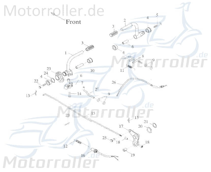 Sprengring STW-28 94511-2800S von Adly