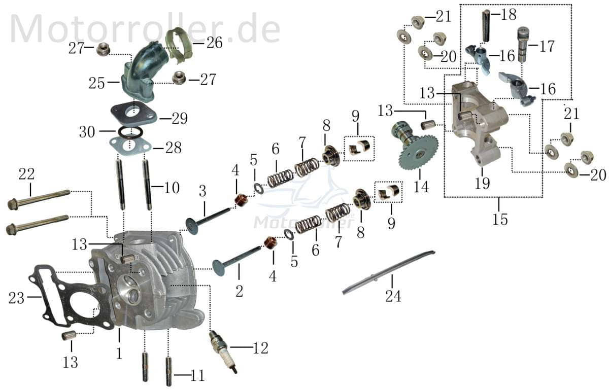 Zündkerze NGK CR7HSA 4T YYGY0500312-A