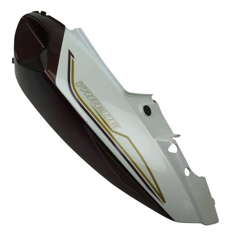 Kreidler Vabene 50 Heckverkleidung links braun weiß 730603 Motorroller.de Seitenteil Seitenverkleidung Seitenabdeckung Heckabdeckung Scooter