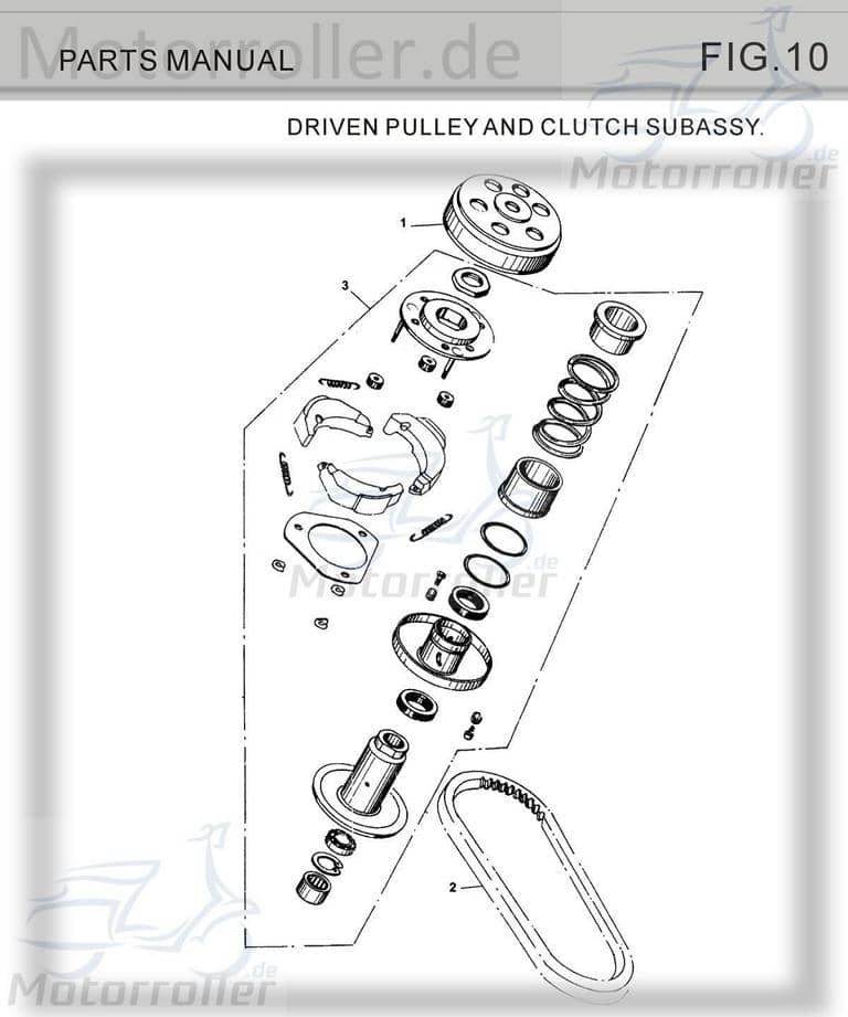 Antriebsriemen 743x20x30 Tongjian Strassenbuggy 150 M150-1033000 Keilriemen Varioriemen Eppella ECM TBM Twister Hammerhead Wangye Kasea Buggy