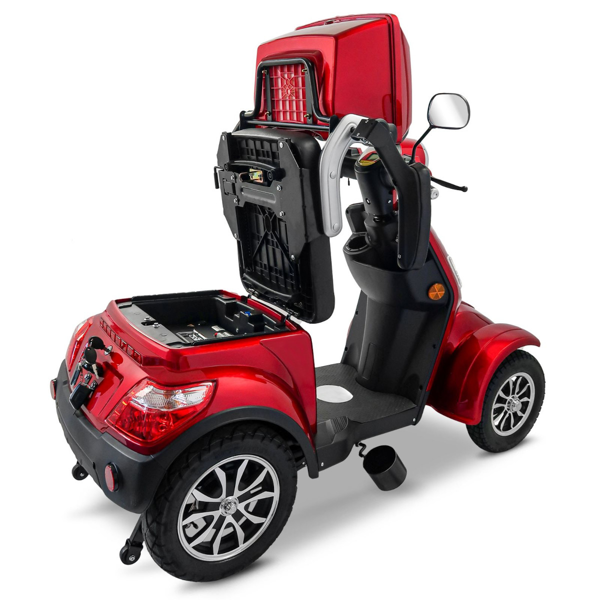 E-Quad Scoody E4 Shopper 15 1000 Watt 15 km/h Seniorenmobil Seniorenroller E-Roller E-Scooter Elektroroller Lithium-Akku