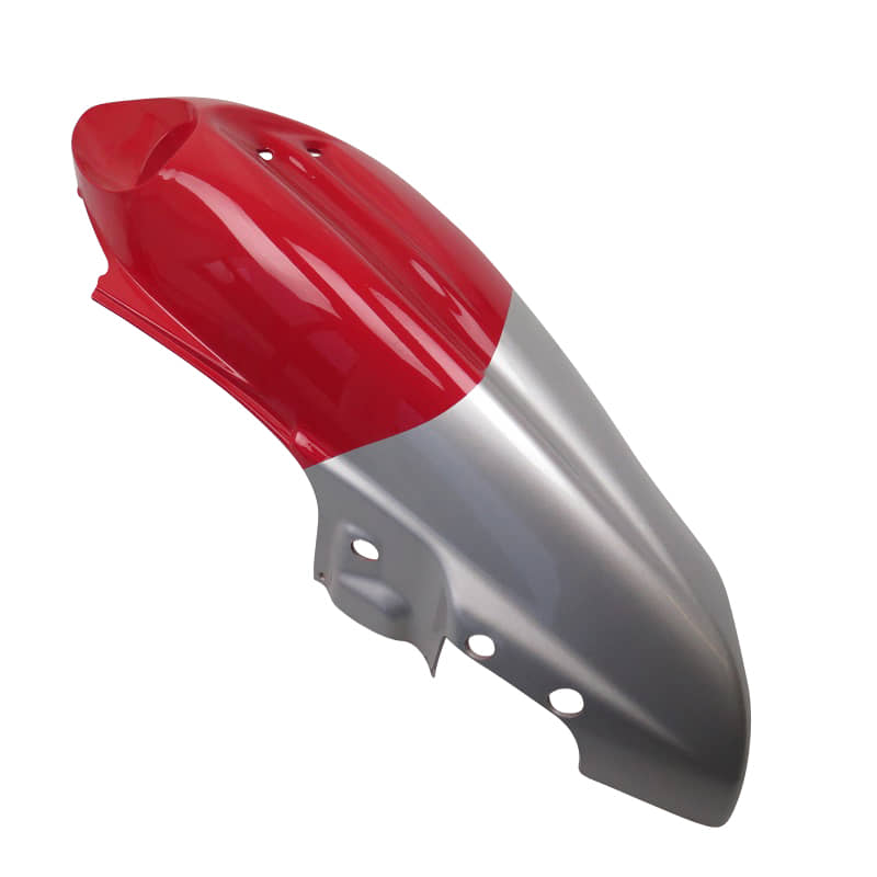 Heckverkleidung rechts silber-rot YYB950QT-2-16003-SI-R Verkleidung Abdeckung Heck Sitzbank Seite