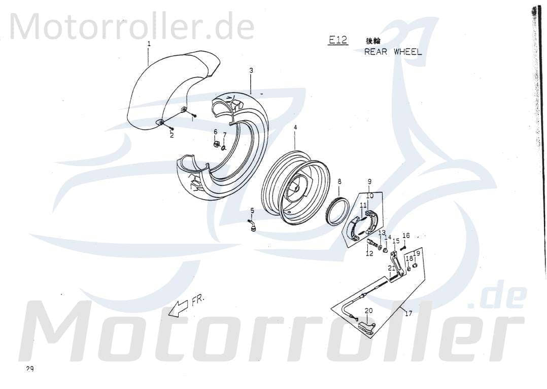 PGO Einstellmutter Big Max 50 Justiermutter 50ccm 2Takt Motorroller.de Trim-Mutter Reguliermutter Regurliermutter PGO 50ccm-2Takt Scooter Ligero RS 50
