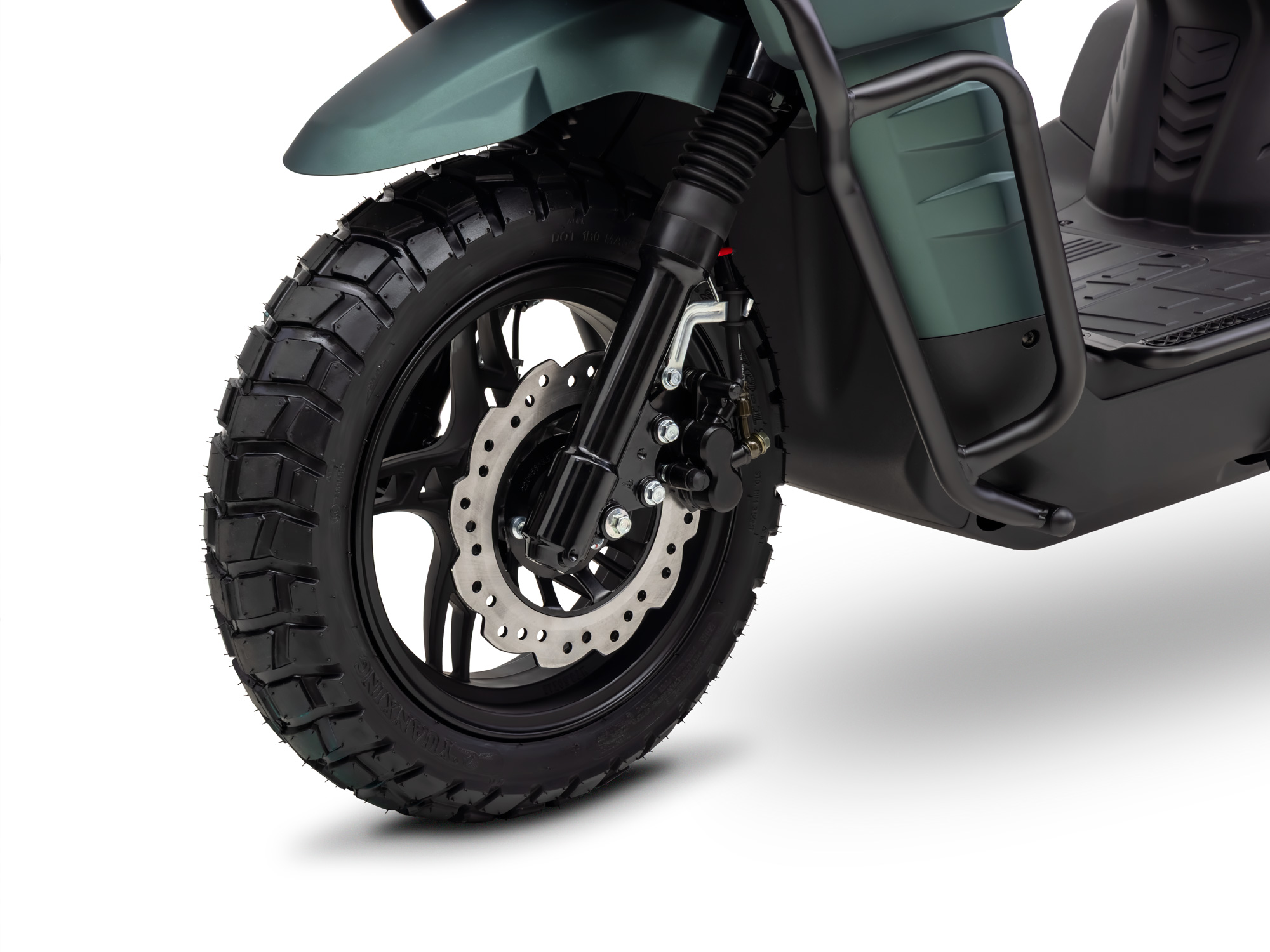 Motorroller Fighter 50 RT grün 45 km/h Euro 5 Scooter Mokick Roller