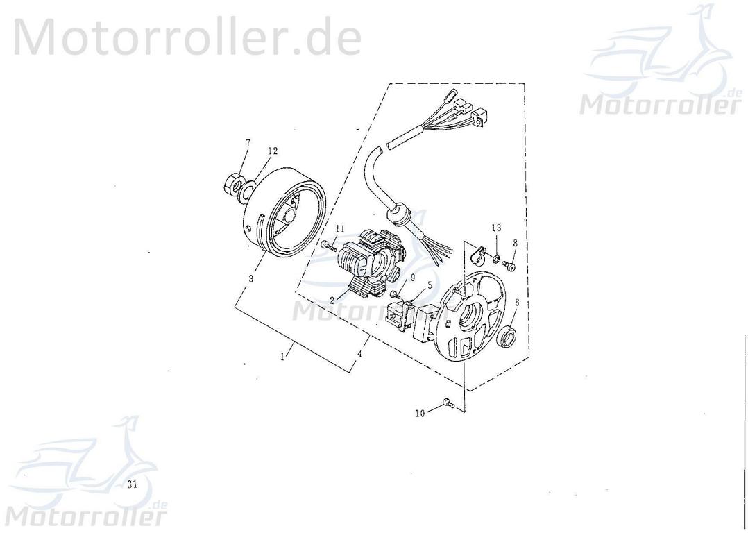 SMC REX Quad 50 Unterlegscheibe 50ccm 2Takt 97201-101726-C Motorroller.de Distanzhalter U-Scheibe Washer Beilagscheibe Ausgleichsscheibe ATV UTV