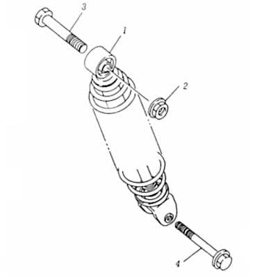Bundschraube M8x1.25x32mm verzinkt Rex RS450 79251 Motorroller.de Maschinenschraube Flanschschraube Flansch-Schraube Maschinen-Schraube 1E40QMB