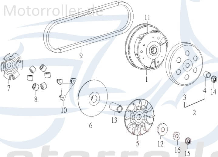 Gleitstücke (1Set=3Stück) 25753-JOW-01A