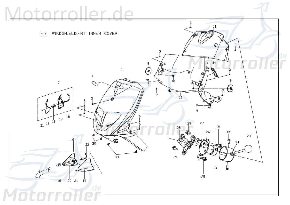 Deckel Schalthebel dunkel schwarz (65) C1451010650