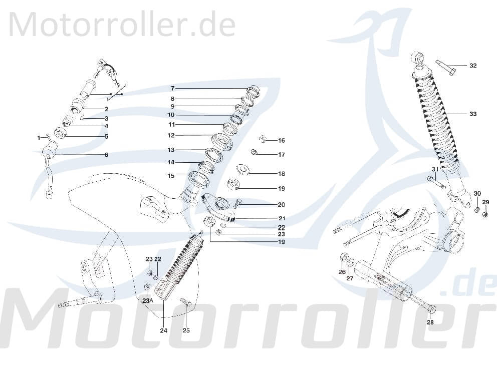 Lagerschale LML Rahmen oben, Lenkkopflager SF524-1841