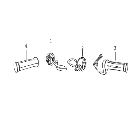 Griffgummi links von Kreidler 702444