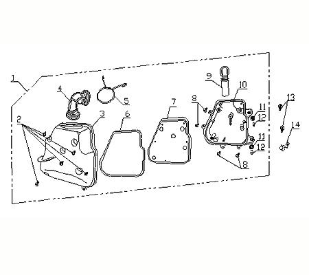 Kreidler Vabene 50 Luftfilterdichtung Dichtung Luftfilterkasten 730442 Motorroller.de Dichtleiste Gummileiste