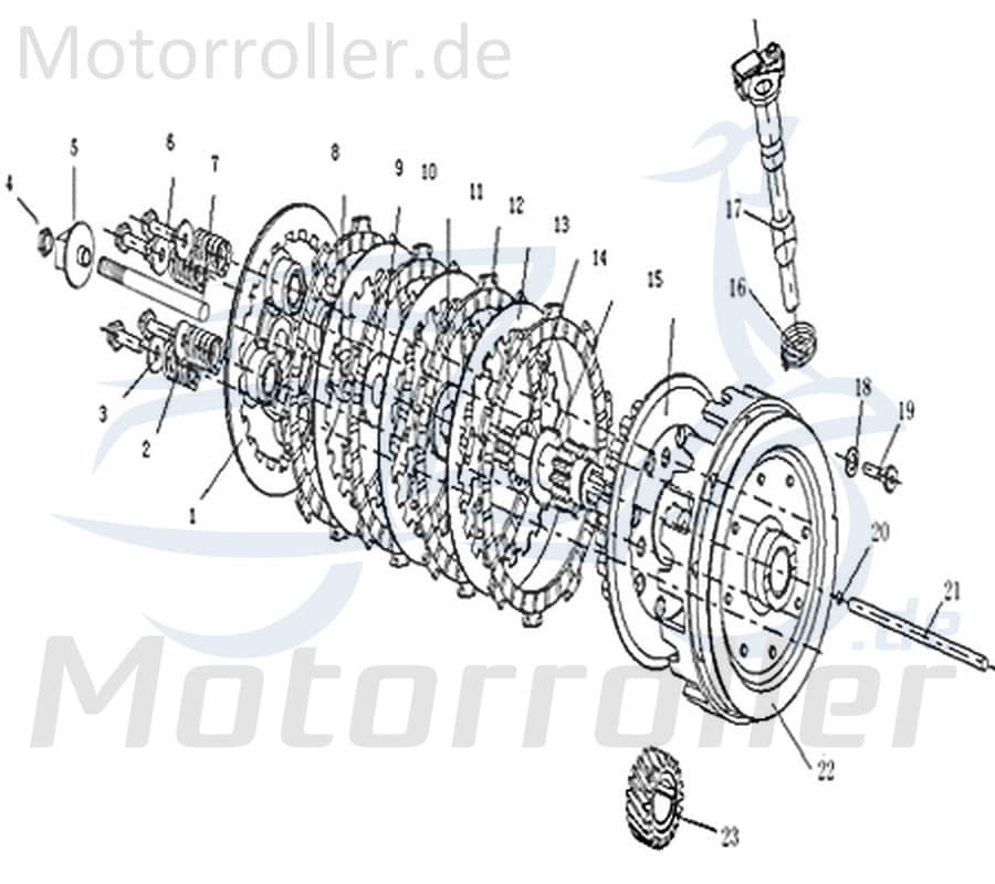 Antriebsrad 733071 für 50ccm 2Takt