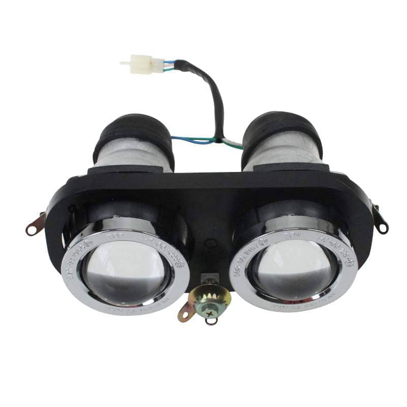 Rex RS500 QM50QT Doppelscheinwerfer 86757 Motorroller.de Kreidler Florett RMC-E 50 125 Frontscheinwerfer Vorderlicht Frontleuchte Frontlicht