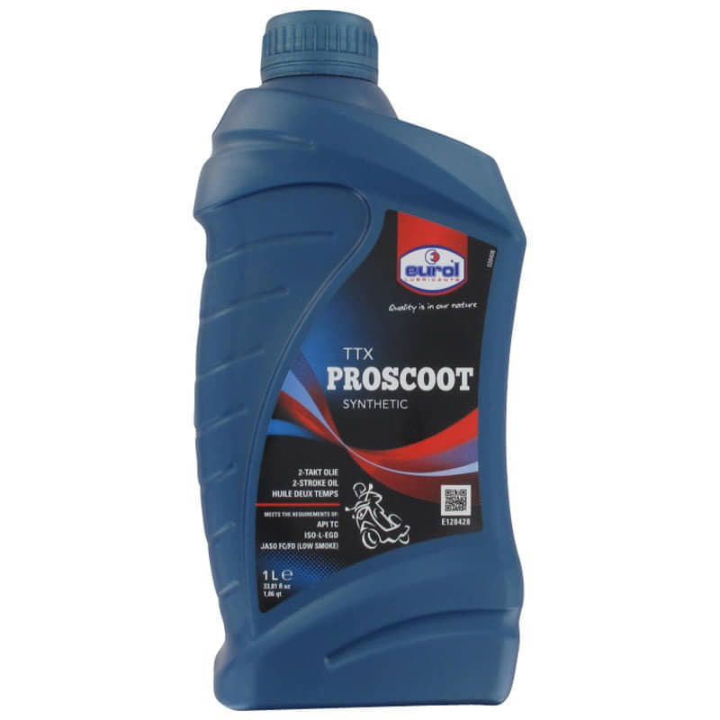 Eurol Motoröl 2Takt TTX PROSCOOT Teilsynthetic Roller 5703087 Motorroller.de Motorenöl Zweitaktöl Motoroil 1E40QMB Scooter Moped Service