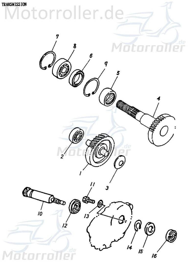 Adly Sechskantschraube M6x10mm JET 50 50ccm 2Takt Motorroller.de