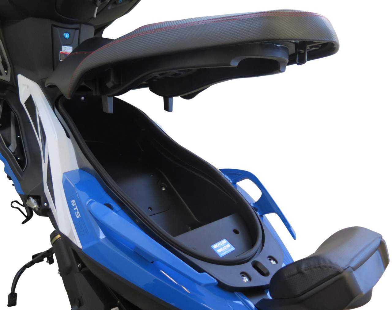 Motorroller Firejet 125 BMAX weiß-blau Euro 5 Scooter Roller 125 ccm 4 Takt