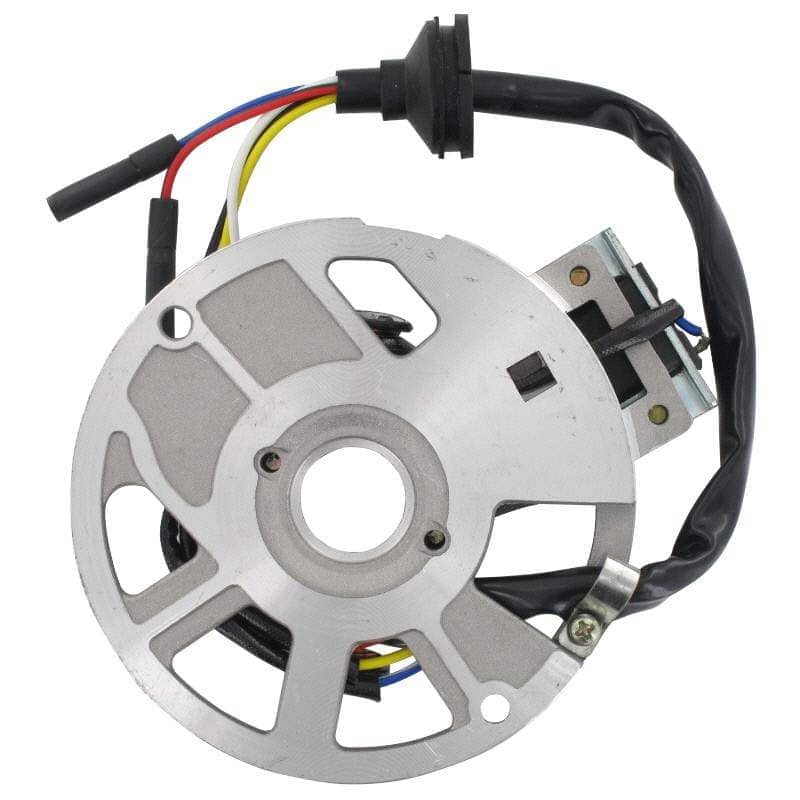 Adly Air Tec 1 50 AC Lichtmaschine Stator 50ccm 2Takt 782600232 Motorroller.de 6 Spulen Pick-up außen D=79mm 5 Kabel 1x3 + 2x1 Pol Ankerplatte 1E40QMB