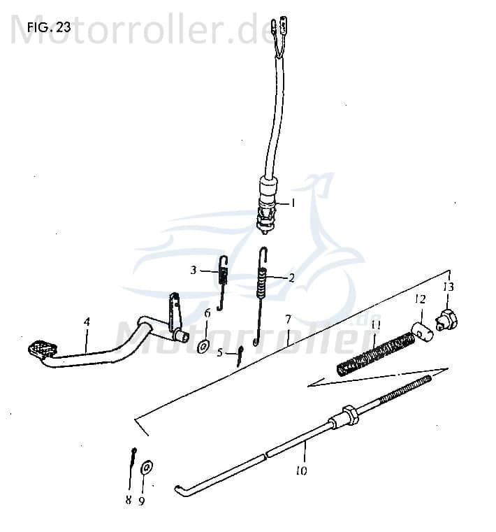 Kolben Fussbremse 43313-A0300 von Jincheng