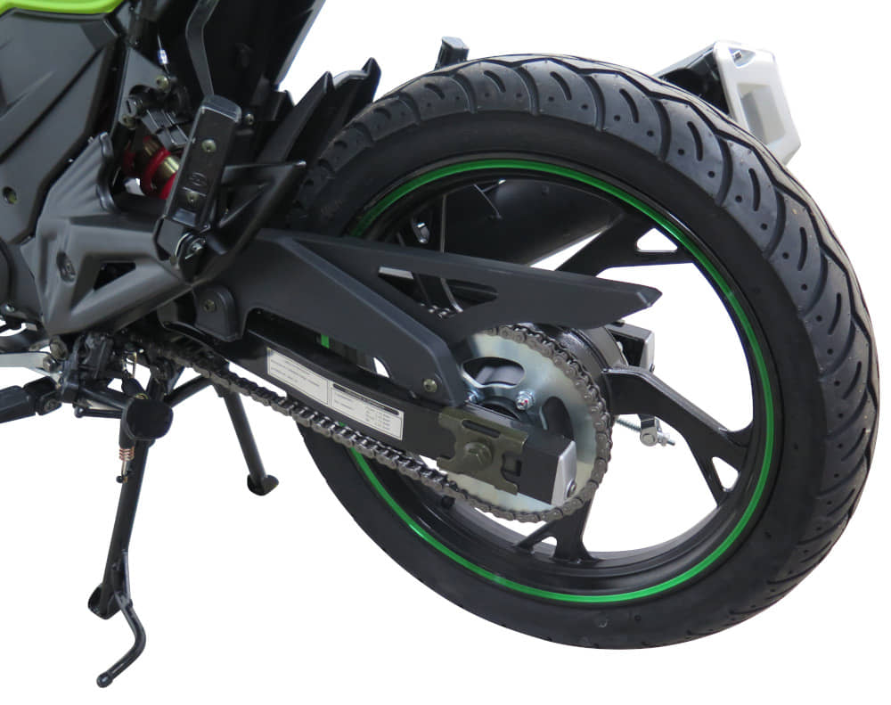 Motorrad Fighter 50 FR-S grün 45 km/h Euro 5 Schaltmoped Mokick 50ccm 4 Takt Kleinkraftrad Krad