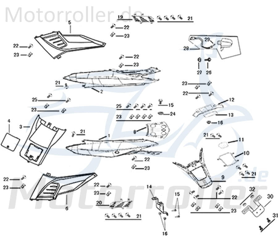 Öltankabdeckung 83753-ABA9-9000 Motorroller.de