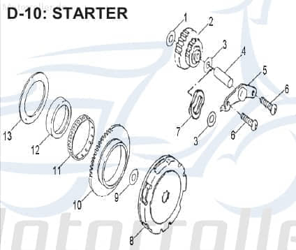AEON Zahnrad Cobra 50 Kettenrad Steuerrad Ritzel 50ccm 2Takt Motorroller.de Ketten-Rad Zwischenrad Steuer-Rad Zahn-Rad Getrieberad Zwischen-Rad Quad