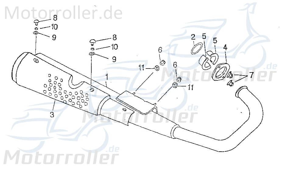 SMC Chopper 125 Unterlegscheibe U 499ccm 4Takt 97201-061310-B Motorroller.de Lochscheibe Ausgleichsscheibe Abstandscheibe Scooter Ersatzteil Service