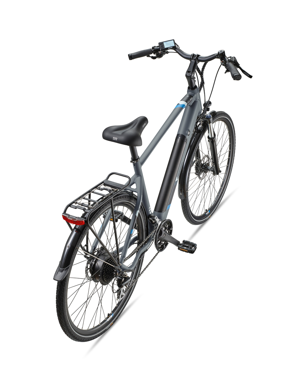 E-Bike Telefunken XC941 Expedition Elektrofahrrad Trekking-Pedelec granit 28" RH 50cm E-Fahrrad Trekkingrad Herrenrad