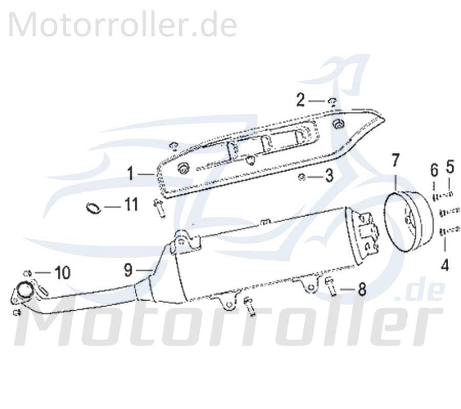 Bundmutter M8 Jonway Insignio 250 DD Flanschmutter 750712 Motorroller.de Sechskantmutter Sechskant-Mutter Flansch-Mutter Maschinenmutter Bund-Mutter