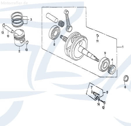 Rex Quad 250 O-Ring 2,5x13,8mm ATV 50ccm 2Takt 98513 Motorroller.de Gummidichtung Dichtring Gummiring Oring Gummi-Ring Dicht-Ring Barossa UTV