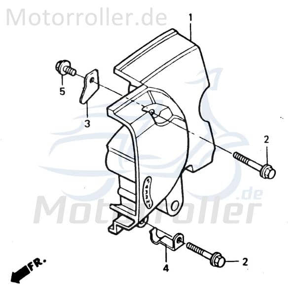 Chunlan Chopper Antriebskettenführung 125ccm 4Takt 244FM.03.02-02 Motorroller.de Motorrad Moped Ersatzteil Service Inpektion Direktimport