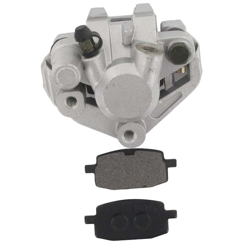 Kymco People 50 S Bremshalterung Bremssattel Roller Motorroller.de Bremszange 50ccm 2Takt 50cc 2T Brems-Zange Brems-Sattel Bremsblock silber