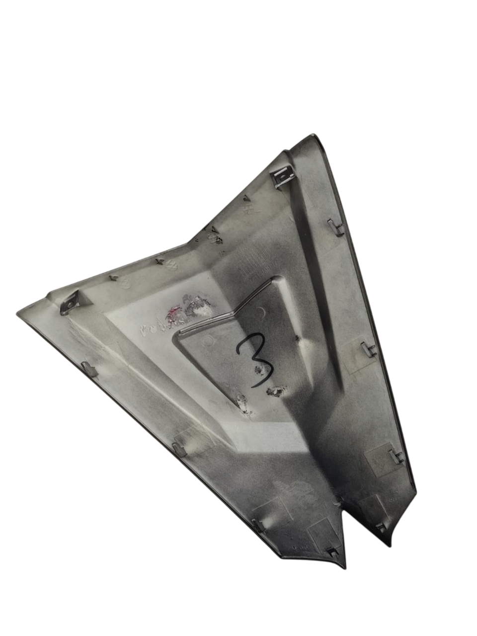 Kreidler Florett 2.0 City 50 Abdeckung Frontverkleidung grau metallic 740969 Frontmaske Cover Dekorblende vorne probe