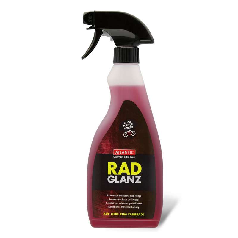 Reiniger "Radglanz" für Metall- und Lackteile, verhindert Rostansatz Reinigungsmittel Pflegemittel Roller Scooter Motorrad Fahrrad