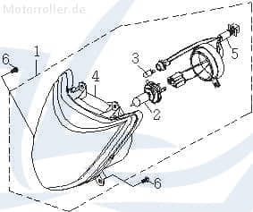 Scheinwerfer von SMC 55320-CEW-00
