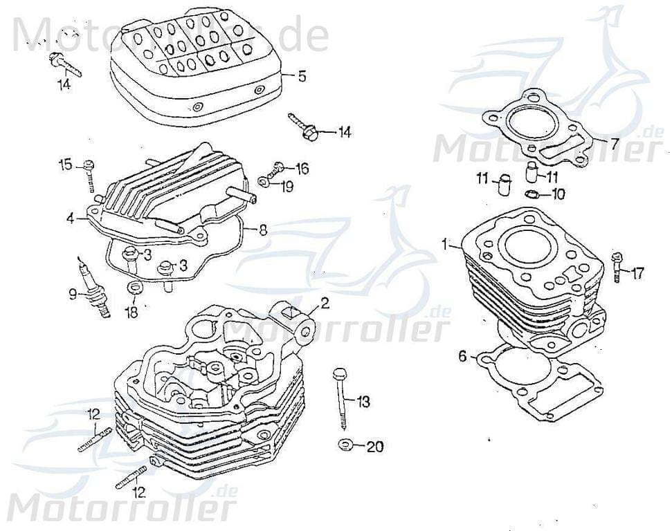 Zündkerze NGK DR 8 EA 93000 von Motorroller.de
