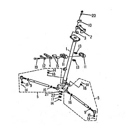 Gabelbrücke mit Gabeljoch Gabel-Brücke 42101-RAM-03