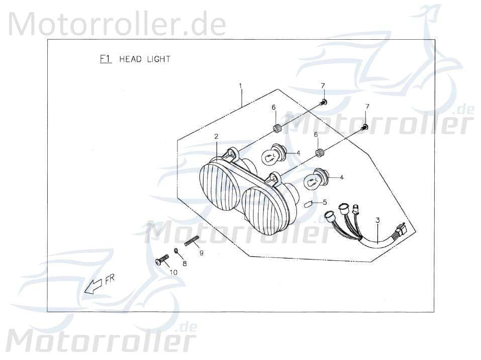 Birne 12V 35W/35W Scheinwerfer (Krypton) 98121235351