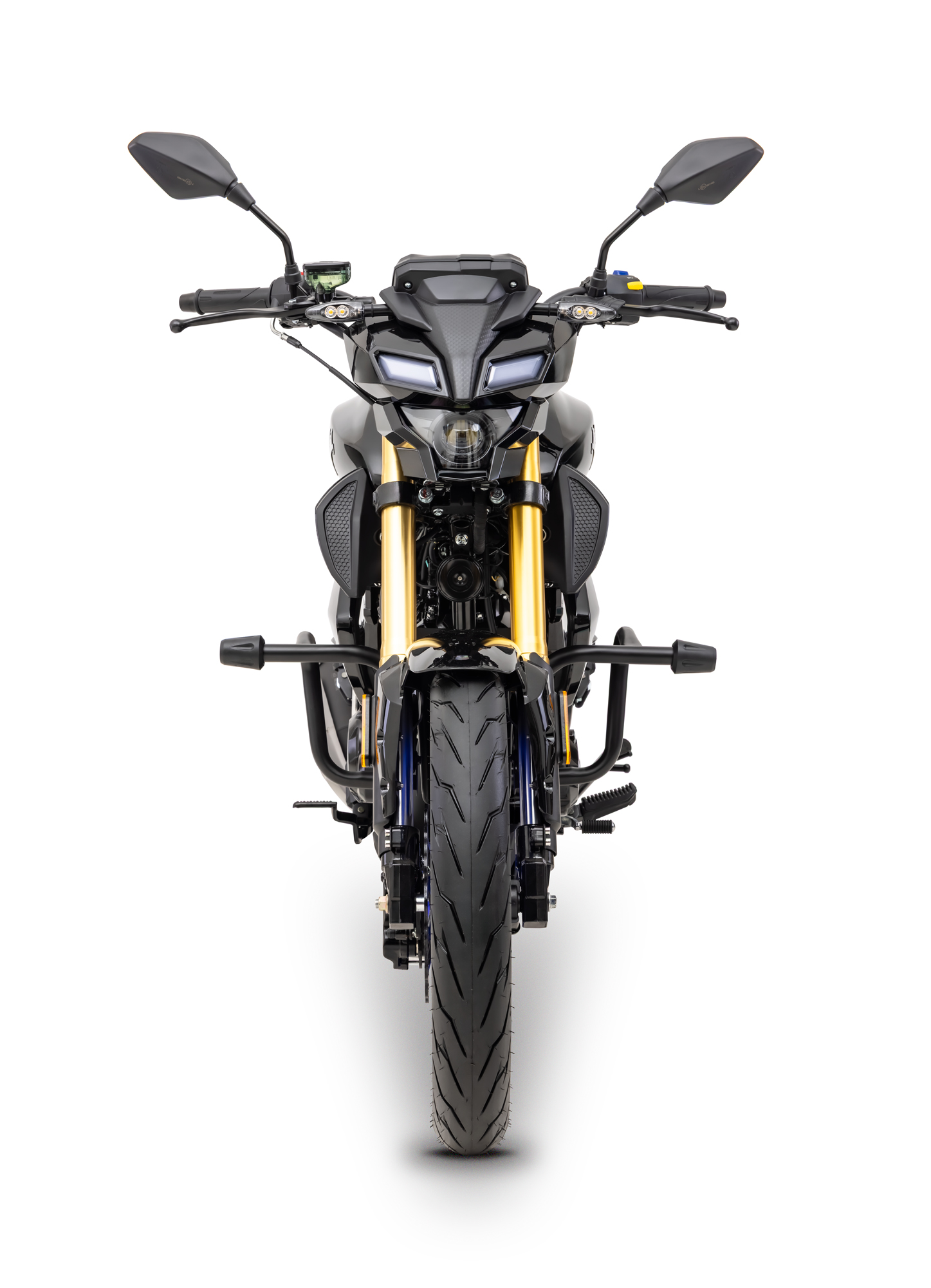 Motorrad Fighter 125 DV-RS AIR schwarz-blau 90 km/h Euro 5+ Schaltmoped Mokick Kleinkraftrad