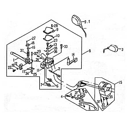Bundmutter M6 Rex 50 Flanschmutter Sechskant-Mutter 79128 Motorroller.de Sechskantmutter Flansch-Mutter Maschinenmutter Maschinen-Mutter Bund-Mutter