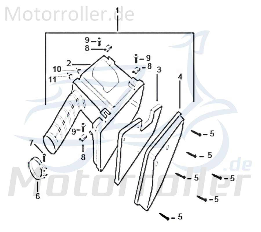 CPI Clip Klemme Klammer Schelle Klemmschelle 103-12Y2-001-006 Motorroller.de Befestigungsschelle Halteklammer Schraubschelle Halteclip Federschelle