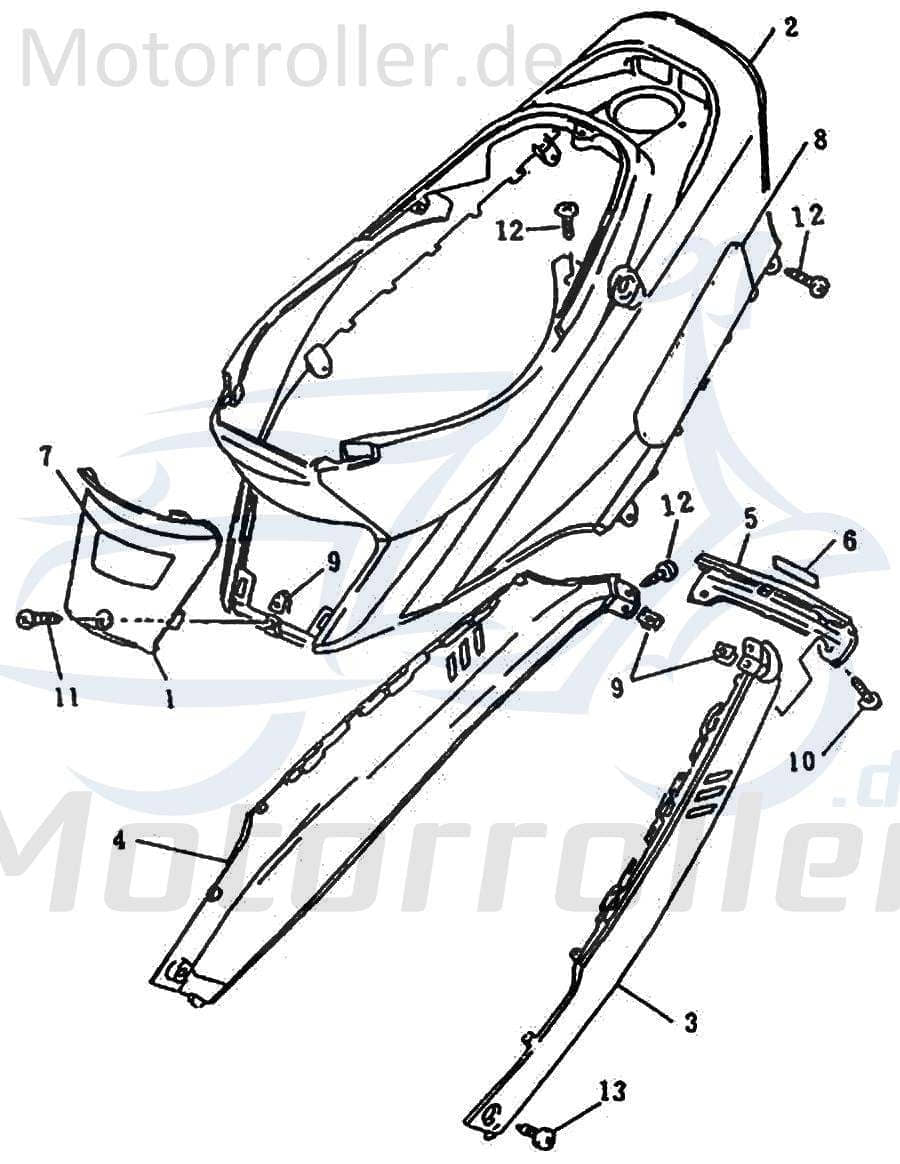 Rex REXY 25 Emblem Logo Schriftzug 50ccm 2Takt 75284 Motorroller.de Firmen-Emblem Emblemschild Scooter Rexy 50 25 km/h Ersatzteil Service