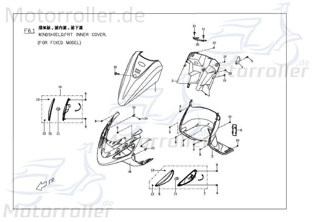 PGO Haken vorn schwarz Ligero RS 125 Gepäckhaken Helmhaken P5701211650 Motorroller.de Ligero RS 50 Mokick Ersatzteil Service Inpektion Direktimport