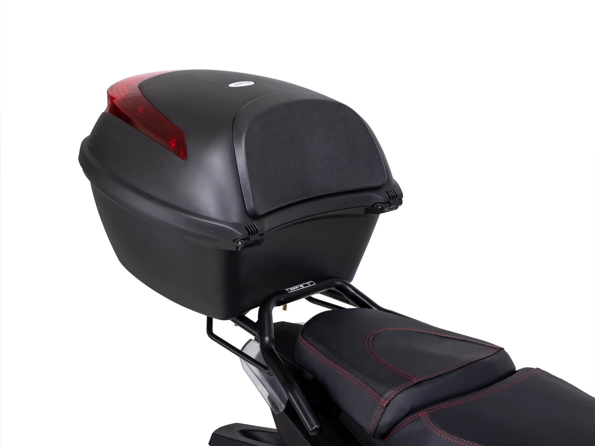 Motorroller Fighter R 777 Sport schwarz-silber 45 km/h Euro 5 mit Topcase Scooter Mokick Roller