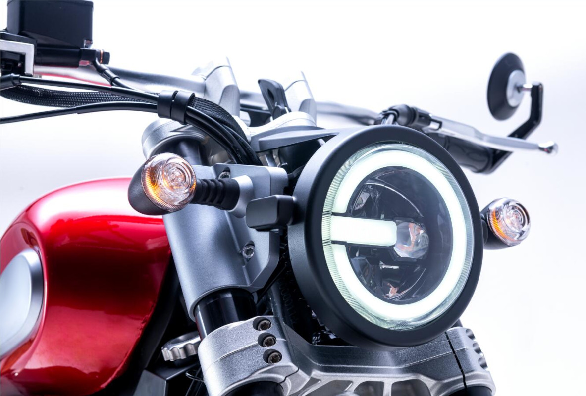 Motorrad Fighter 300 BC-RS rot Euro 5 300ccm Schaltmoped Chopper 129 km/h