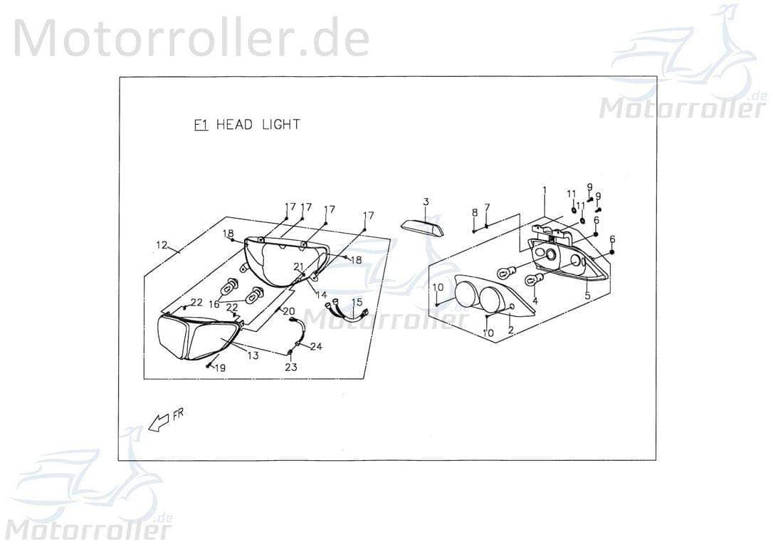 PGO TR3 50 LED-Anzeige Gehäuse schwarz Roller 50ccm 2Takt Motorroller.de Scooter T-Rex 125 Ersatzteil Service Inpektion Direktimport