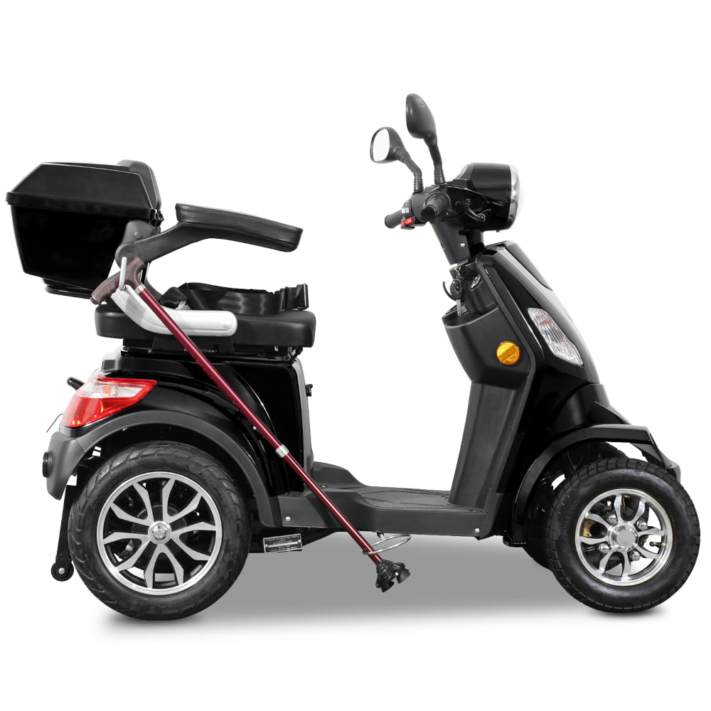 E-Quad Scoody E4 Shopper V2 25 km/h schwarz 1000 Watt Elektroroller Seniorenroller E-Scooter